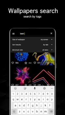 AMOLED Wallpapers 4K (OLED) android App screenshot 3