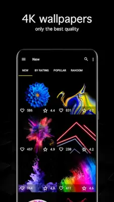 AMOLED Wallpapers 4K (OLED) android App screenshot 4